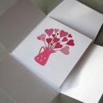 Valentine's Hearts - Original Collage..