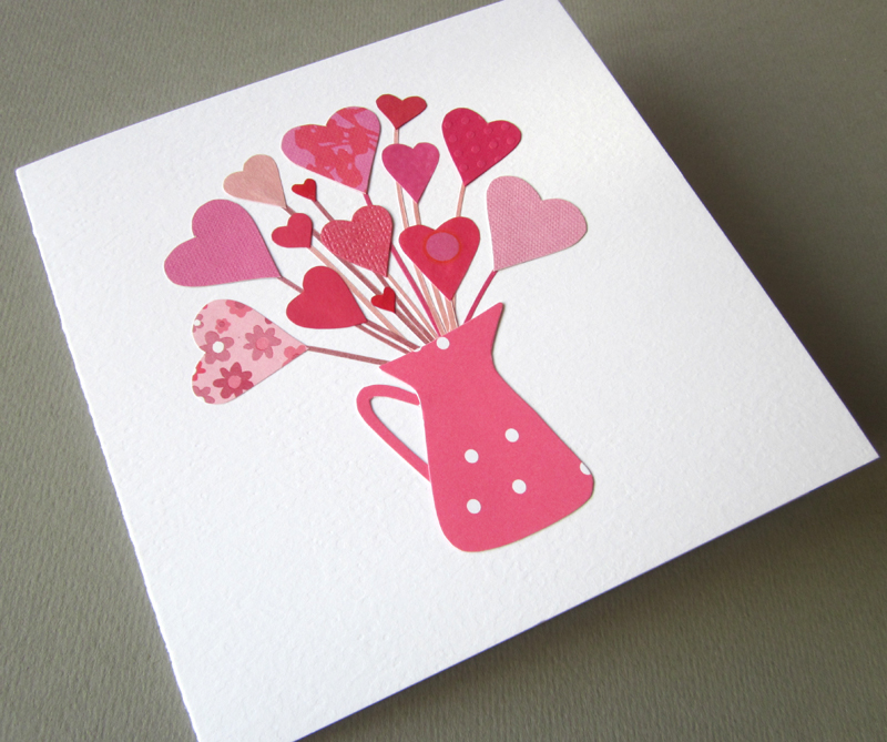 Valentine's Hearts - Original Collage Gift Card (10)