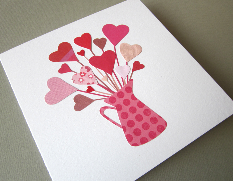 Valentine's Hearts - Original Collage Gift Card (11)