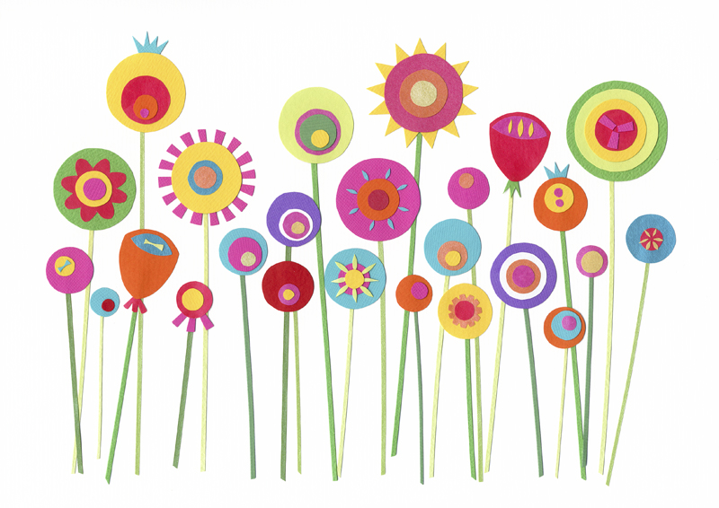 She Grew Paper Flowers Art Print 5 X 7 on Luulla