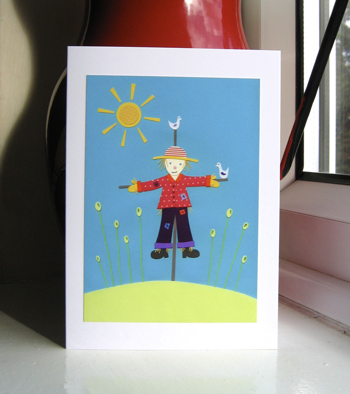 Greeting Card - Dangle The Scarecrow