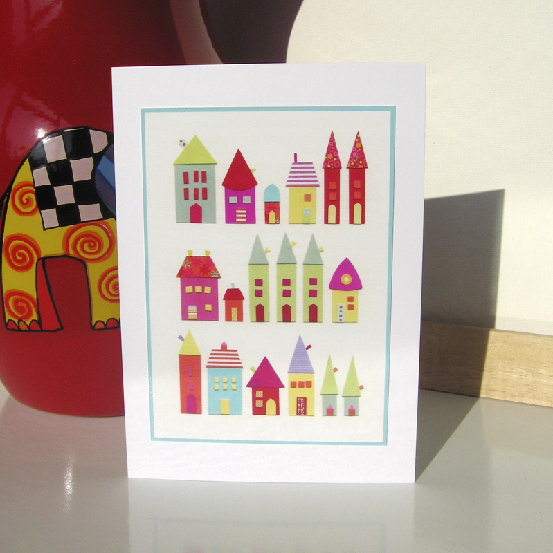 Greeting Card - She Had A House Of Paper