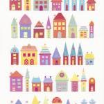 They Lived In A Paper Village - Art Print - 5 X 7