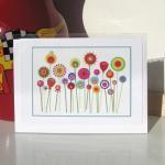 Greeting Card - She Grew Paper Flowers