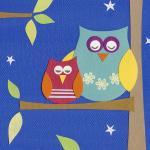 Bedtime Owls - Art Print - 11 X 4